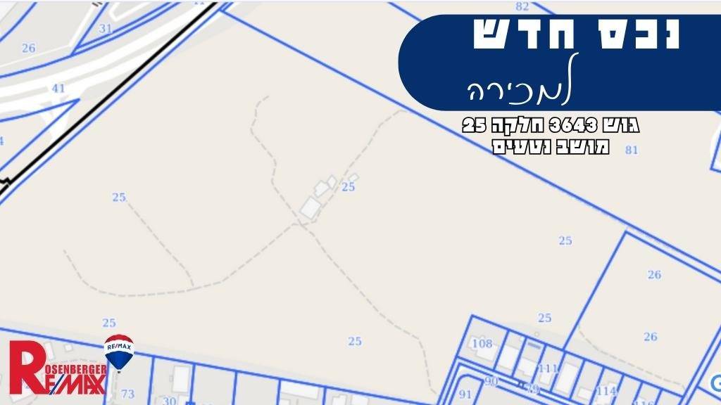 גוש 3643 חלקה 25, נטעים