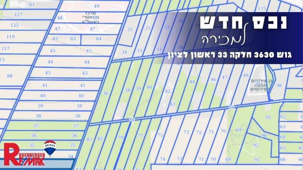 גוש 3630 חלקה 33, ראשון לציון